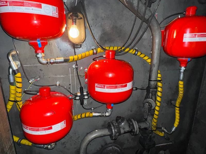 Системы пожаротушения подвижного ЖД состава